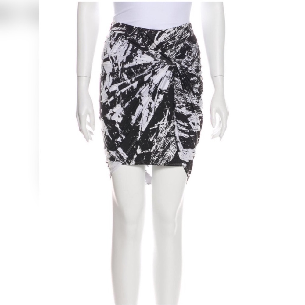 Helmut Lang B/W Modele skirt sz M
